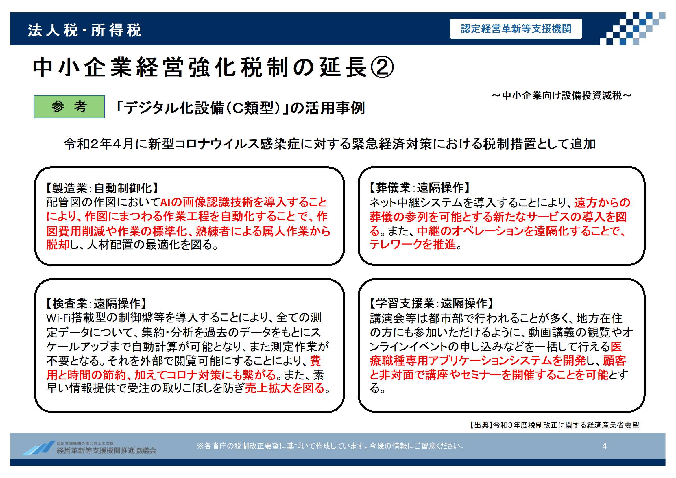 令和3年度税制改正要望の注目ポイント Ydk日本橋税理士事務所